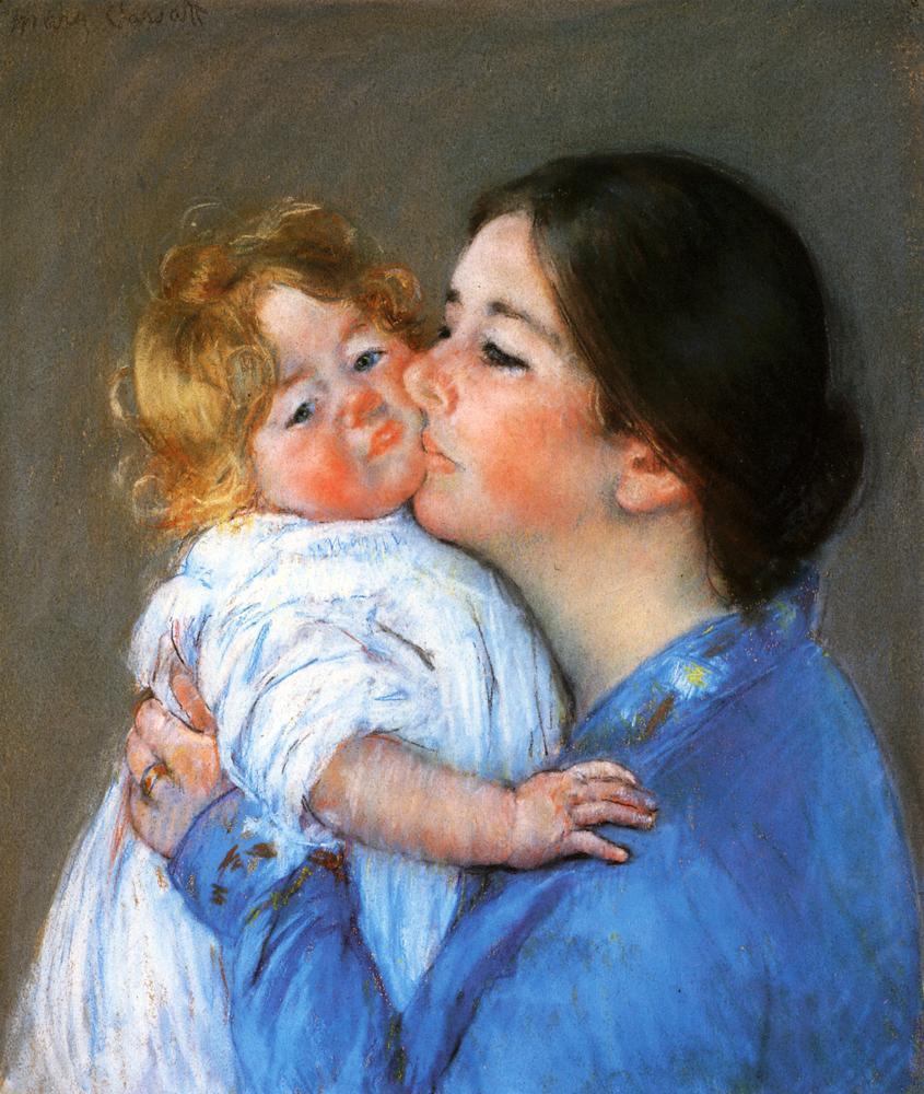 Mary Cassatt A Kiss For Baby Anne